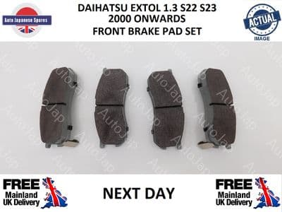 DAIHATSU EXTOL FRONT BRAKE PADS , CORRECT FITMENT