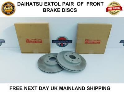 DIAHATSU EXTOL - SET OF GENUINE FRONT BRAKE DISCS