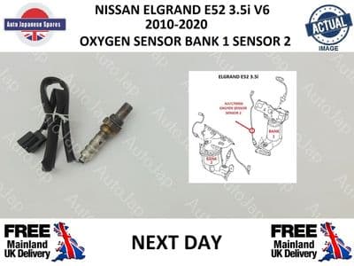 ELGRAND E52 3.5i BANK  1 SENSOR 2 OXYGEN SENSOR