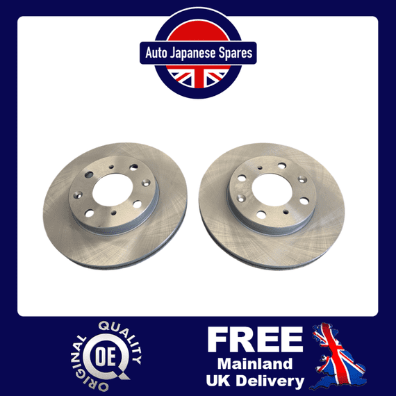 FITS HONDA N BOX 2011 - 2017 2WD FRONT BRAKE DISCS FREE NEXT DAY DELIVERY