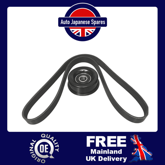 FITS MAZDA BONGO 2.0 AUX BELT TENSIONER PULLEY & BELT FREE NEXT DAY DELIVERY