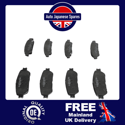 FITS TOYOTA ALPHARD 02 - 08 2.4 / 3.0 FRONT AND REAR PADS SET NEXT DAY DELIVERY