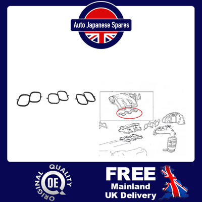 FITS TOYOTA ALPHARD/VELLFIRE 08 - 15 INTAKE MANIFOLD GASKET KIT