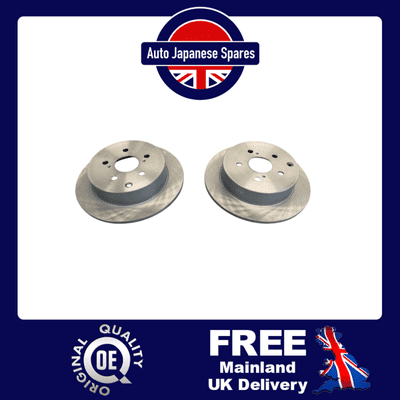 FITS TOYOTA VELLFIRE ALPHARD 3.5i 2GRFE 2008 ONWARDS REAR BRAKE DISCS NEXT DAY