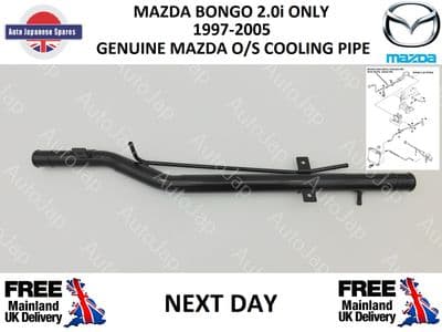 GENUINE MAZDA BONGO 2.0i 1997-2005 O/S METAL COOLING PIPE WITH BLEED PIPE