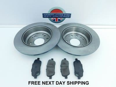 HONDA ELYISON GENUINE HONDA REAR BRAKE DISCS & PADS SET