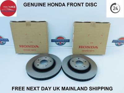 HONDA ELYSION RR1/2/3/4/5 2004 ON PAIR OF GENUINE FRONT BRAKE DISCS