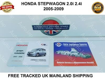 HONDA STEPWAGON 2005-2009 OWNERS HANDBOOK & SERVICE MANUAL