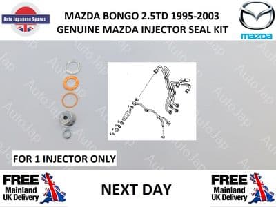 MAZDA BONGO 1995 - 2003 2.5TD 5 PIECE INJECTOR SEAL REPAIR KIT
