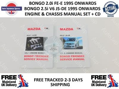 MAZDA BONGO 2.0/2.5V6 ENGINE & CHASSIS MANUAL SET
