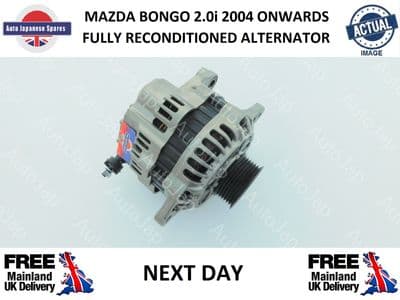 MAZDA BONGO 2.0 2004 ONWARDS  FULLY RECONDITIONED ALTERNATOR