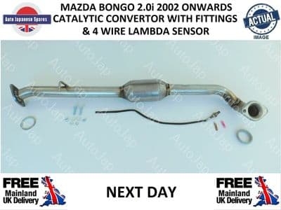 MAZDA BONGO 2.0i 2002 ONWARDS CATALYTIC CONVERTER & 4 WIRE LAMBDA / OXYGEN  SENSOR