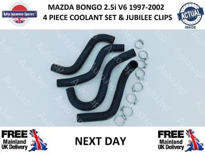 MAZDA BONGO 2.5 V6 4 PIECE COOLANT HOSE SET