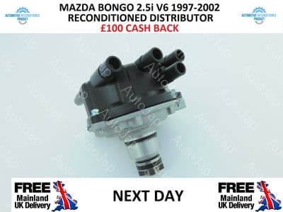 MAZDA BONGO 2.5 V6 RECONDITIONED DISTRIBUTOR WITH CAP & ROTOR ARM