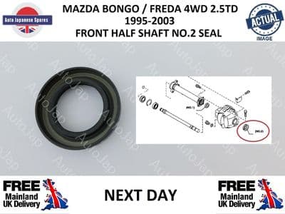 MAZDA BONGO 4WD FRONT LEFT DIFF / HALF SHAFT  OIL SEAL