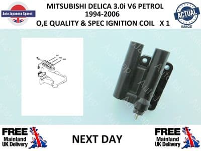MITSUBISHI DELICA 3.0i V6  IGNITION COIL  X 1