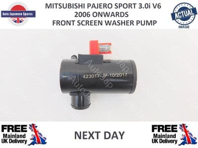 MITSUBISHI PAJERO SPORT K90 3.0V6 2006 ONWARDS FRONT SREENWASHER PUMP / MOTOR