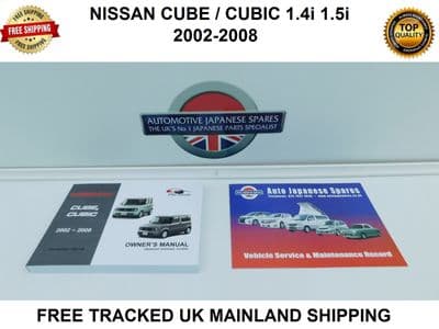 NISSAN CUBE/CUBIC 2002-2008 OWNERS HANDBOOK & SERVICE BOOKLET
