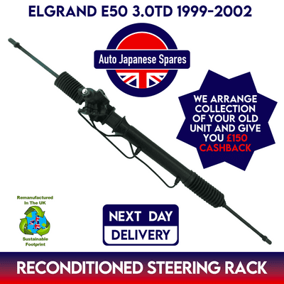 NISSAN ELGRAND E50 3.0TD 1999-2002 POWER STEERING RACK
