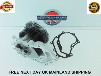 NISSAN ELGRAND E50 3.0TD WATER PUMP VISCOUS FAN WITH GASKET