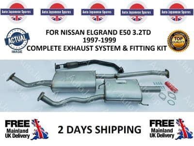 NISSAN ELGRAND E50 3.2TD COMPLETE EXHAUST
