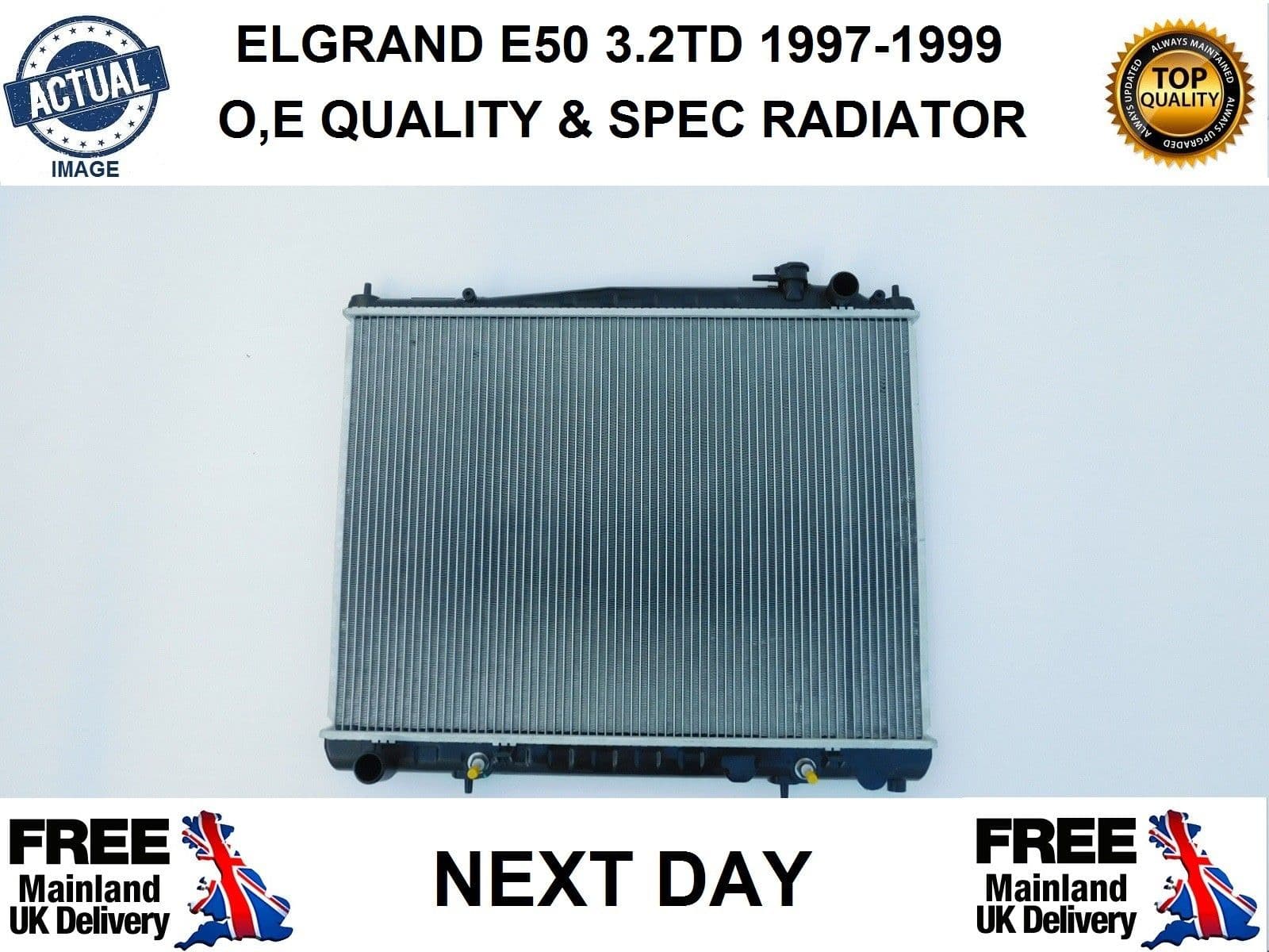 NISSAN ELGRAND E50 3 2TD RADIATOR