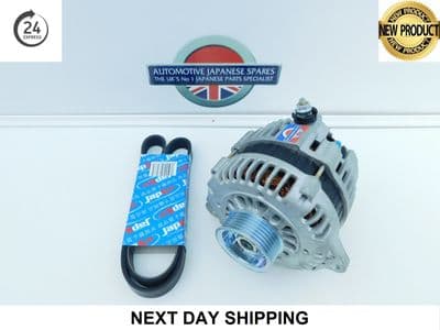 NISSAN ELGRAND E50 3.3i V6 RECONDITIONED 2 PIN 100 AMP  ALTERNATOR & ALT  BELT