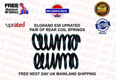 NISSAN ELGRAND E50 PAIR OF UPRATED REAR COIL SPRINGS