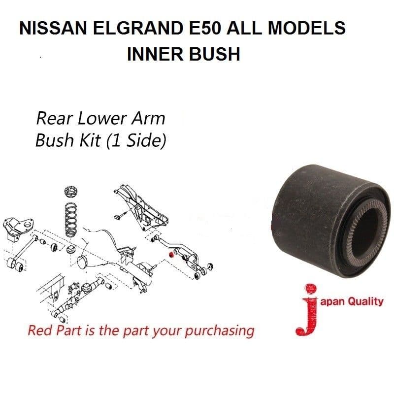 NISSAN ELGRAND E50 REAR LOWER ARM INNER BUSH X1