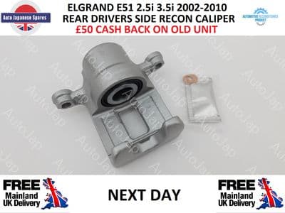 NISSAN ELGRAND E51 REAR DRIVERS SIDE BRAKE CALIPER