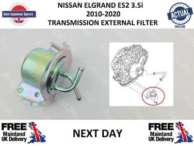 NISSAN ELGRAND E52 3.5i EXTERNAL TRANSMISSION FILTER