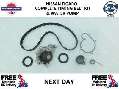 NISSAN FIGARO COMPLETE TIMING BELT KIT & WATERPUMP
