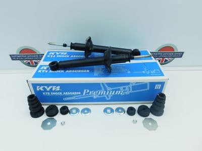 NISSAN MICRA K10 PAIR OF KYB OIL REAR SHOCK ABSORBERS / DAMPERS
