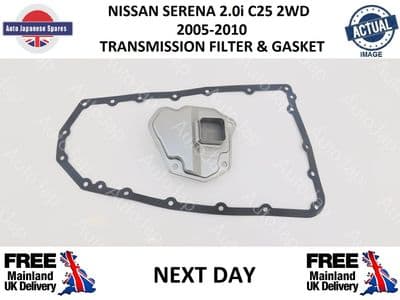 NISSAN SERENA 2.0 C25 2WD AUTO TRANSMISSION STRAINER / FILTER GASKET SET