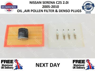 NISSAN SERENA 2.0i C25 4 PIECE SERVICE KIT