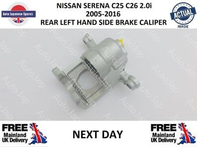 NISSAN SERENA 2.0i C25 C26 2005-2016 REAR NEAR SIDE BRAKE CALIPER