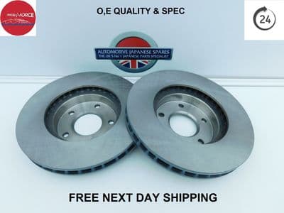 NISSAN SERENA 2.0i C25 C26 PAIR OF FRONT BRAKE DISCS ( IMPORT )