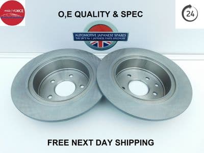 NISSAN SERENA 2.0i C25 C26 SET OF REAR QUALITY BRAKE DISCS ( IMPORT )