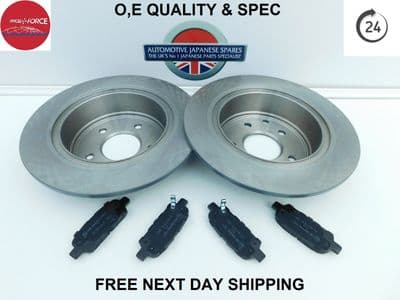 NISSAN SERENA 2.0i C25 SET OF REAR  BRAKE DISCS & PADS ( IMPORT )