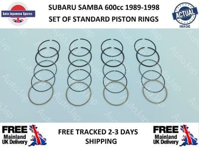 SUBARU SAMBAR COMPLETE SET OF STANDARD  PISTON RINGS