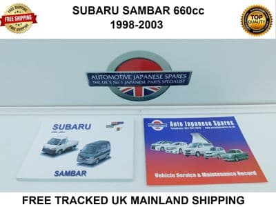 SUBARU SAMBAR OWNERS HANDBOOK 1998-2003 & SERVICE MANUAL