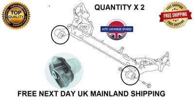 TOTOTA VELLFIRE / ALPHARD PAIR OF REAR AXLE SUB-FRAME BUSHES ( LATE MODELS  )