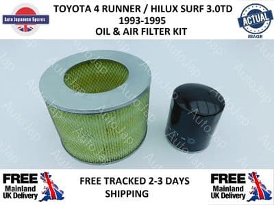 TOYOTA 4 RUNNER/HILUX SURF 3.0TD OIL & AIR FILTER KIT