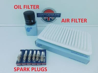 TOYOTA ALPHARD 3.0i V6 2002-2008 OIL,AIR FILTER & SPARK PLUG SERVICE SET