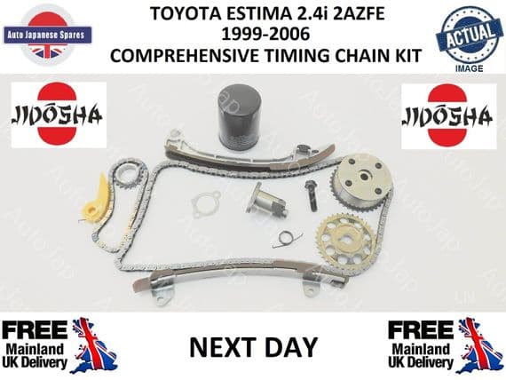 TOYOTA ESTIMA  2.4i 2AZFE 1999-2006 COMPREHENSIVE TIMING CHAIN KIT