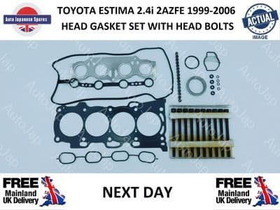 TOYOTA ESTIMA  2.4i 2AZFE HEAD GASKET SET & HEAD BOLTS