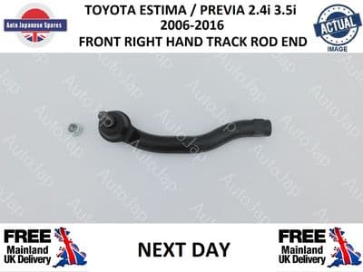 TOYOTA ESTIMA 2.4i 3.5i 2006-2016 FRONT RIGHT HAND TRACK ROD END