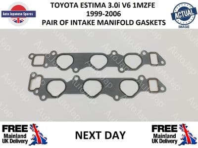 TOYOTA ESTIMA 3.0i  1999-2006 PAIR OF INTAKE MANIFOLD GASKETS