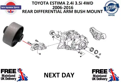 TOYOTA ESTIMA  4WD 2006-2016  REAR DIFFERENTIAL ARM BUSH / MOUNT (1)