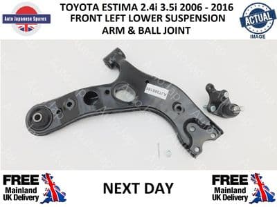 TOYOTA ESTIMA  FRONT LEFT HAND SUSPENSION ARM AND BALL JOINT